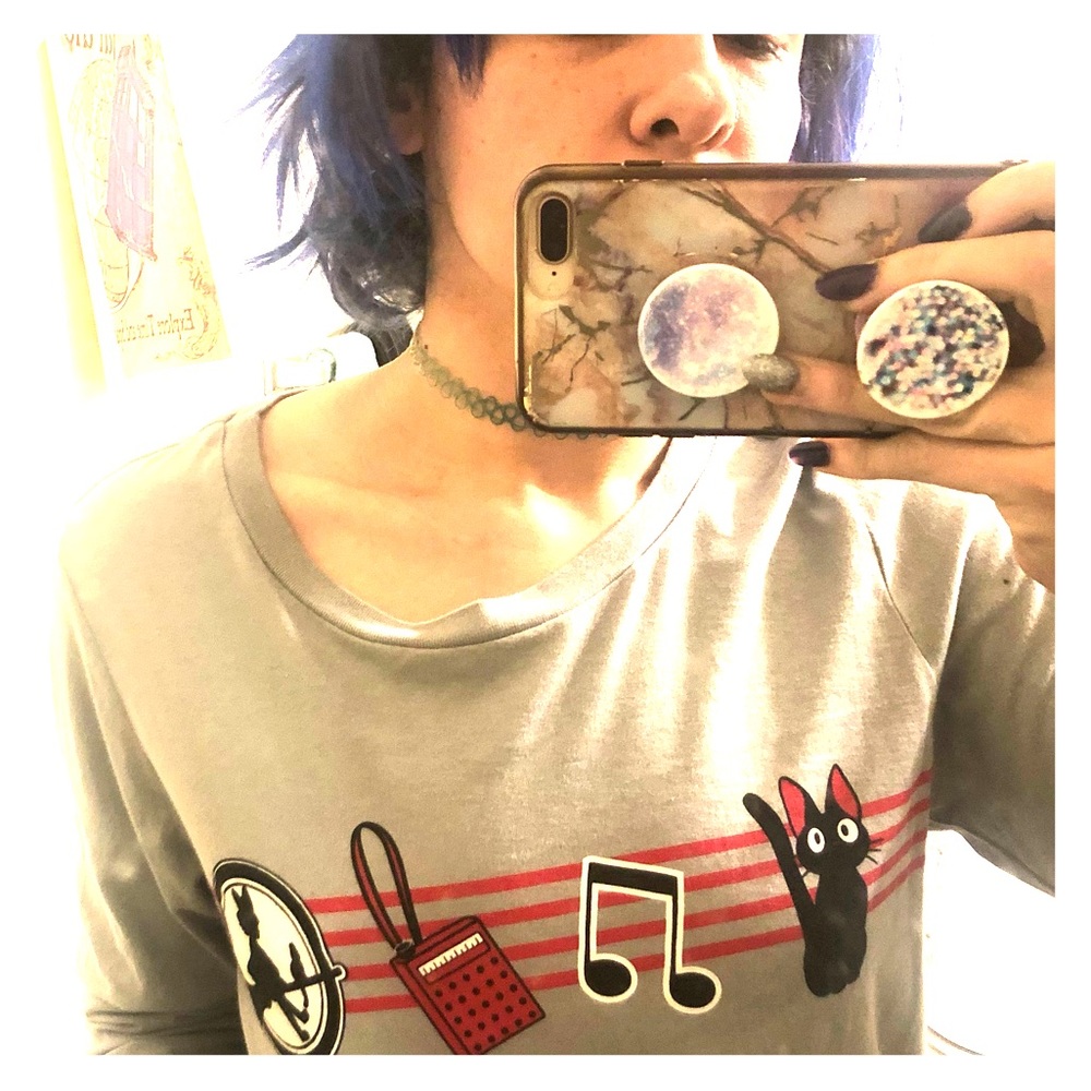 Her Universe grey Ghibli top